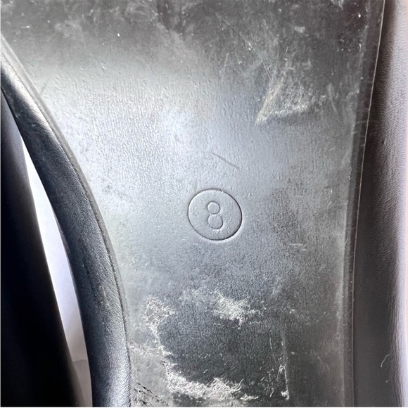 KOI Footwear block heel Chelsea boot black Faux Leather size 8 UK - US 9.5 - Picture 8 of 10